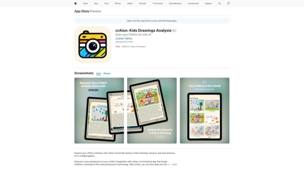 crAion: Kids Drawings Analysis