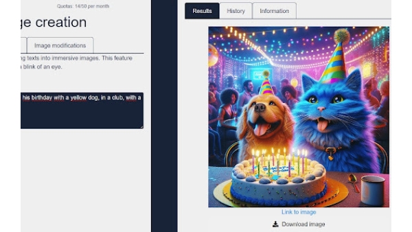 Create or edit images from text or images, thanks to AI and Dall-E models - Chrome Extension