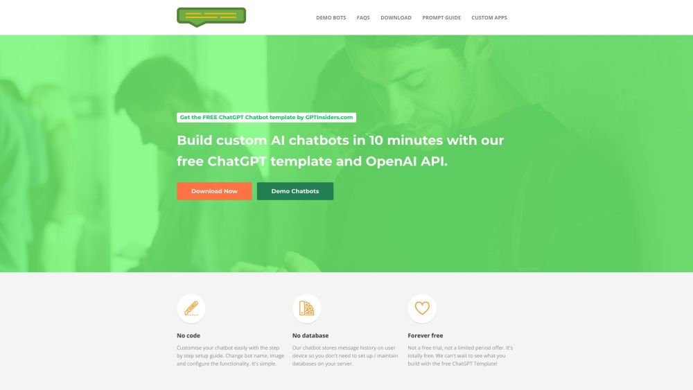 Custom ChatGPT Chatbot Template