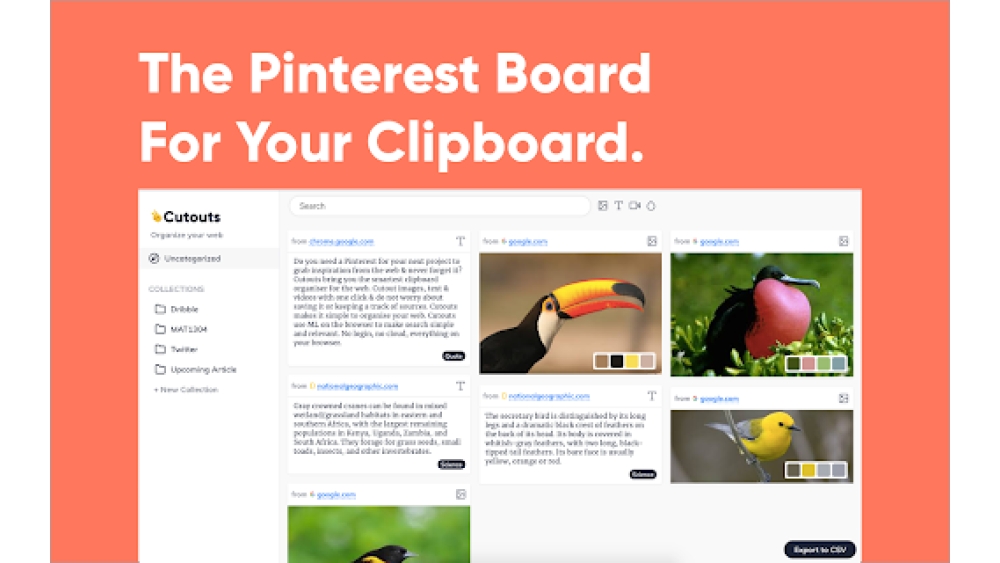 Cutouts - Chrome Extension
