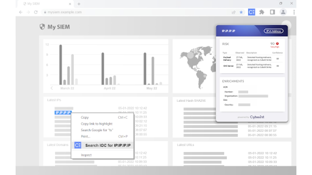 Cyberint - Chrome Extension