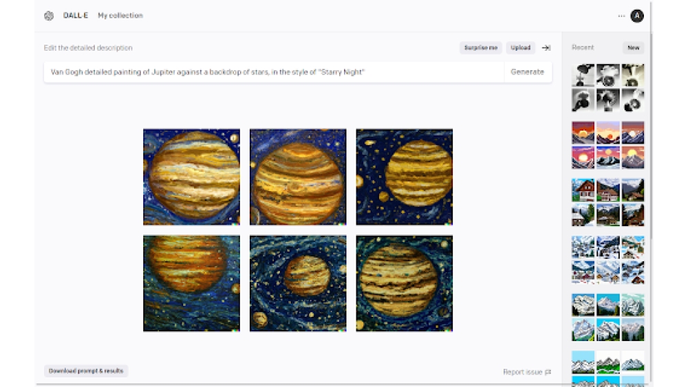 DALL·E 2 Prompt Downloader - Chrome Extension