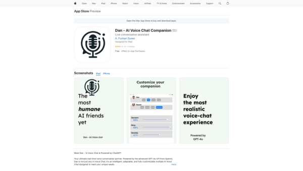 Dan - AI Voice Chat Companion
