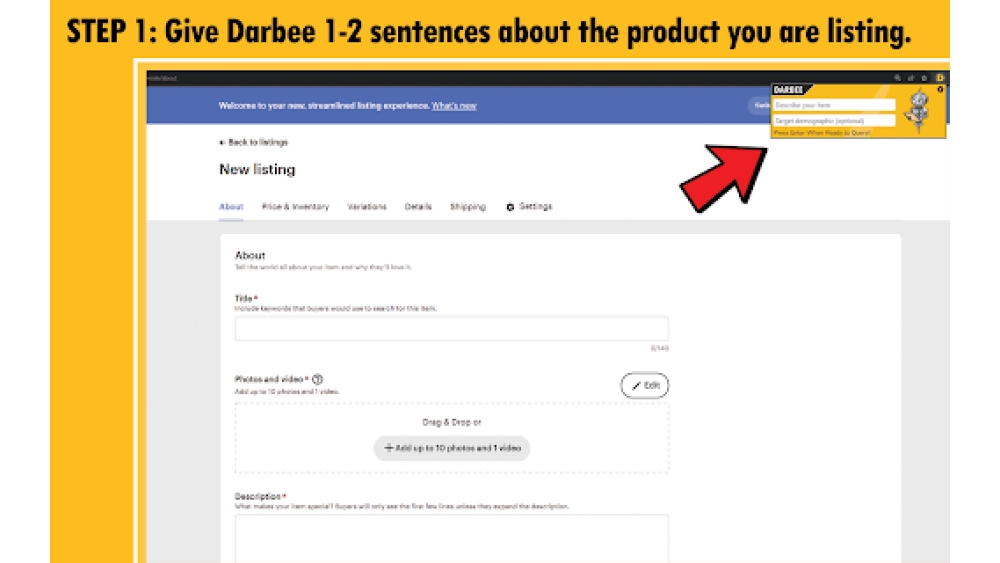 Darbee - Chrome Extension