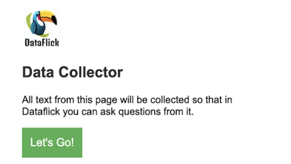 Dataflick Data Collector - Chrome Extension