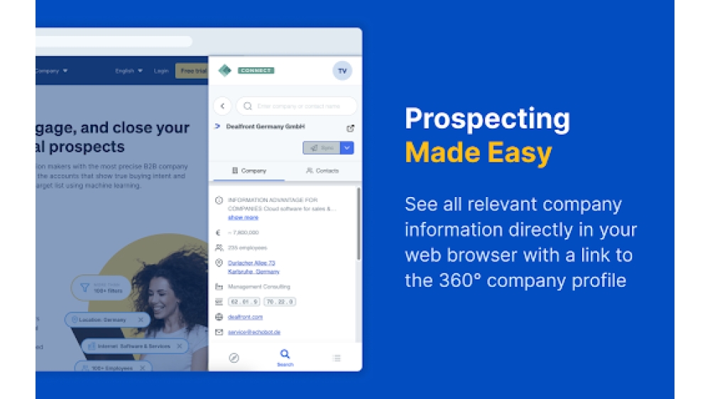 Dealfront Connect - Chrome Extension