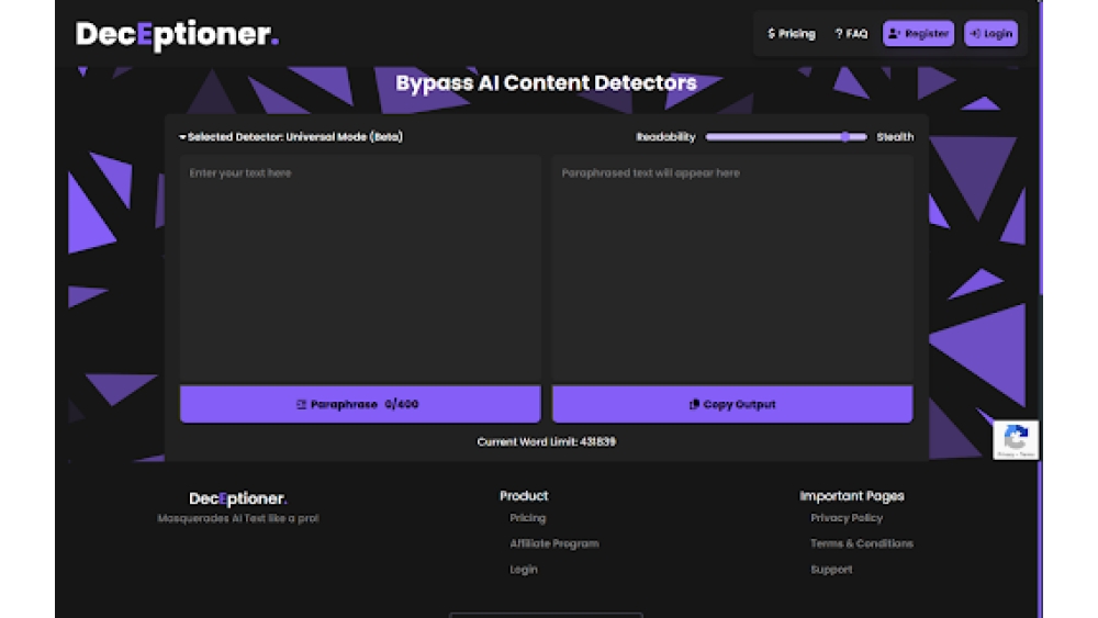 DecEptioner's Chrome Extension - Chrome Extension