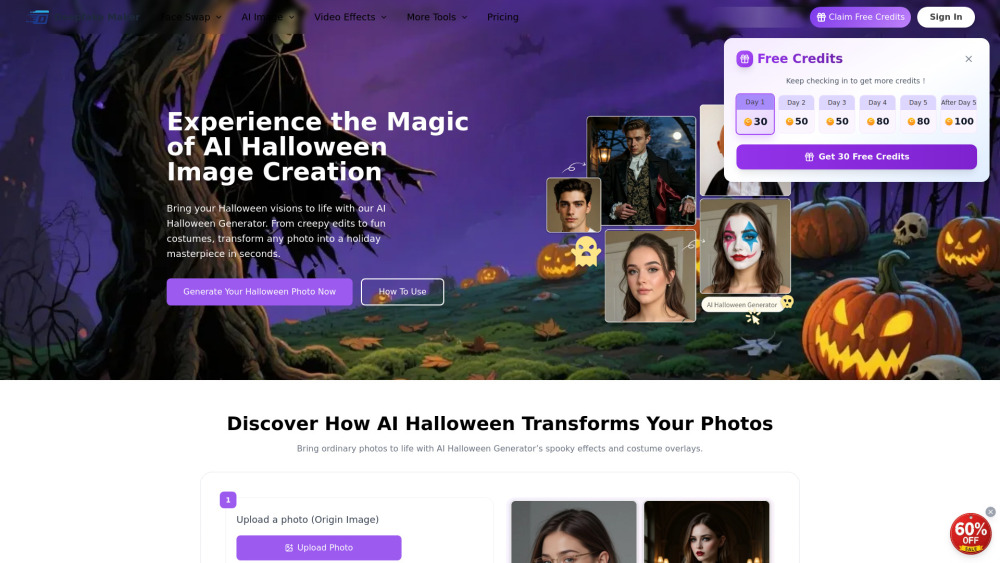 Deepfake Maker AI Halloween