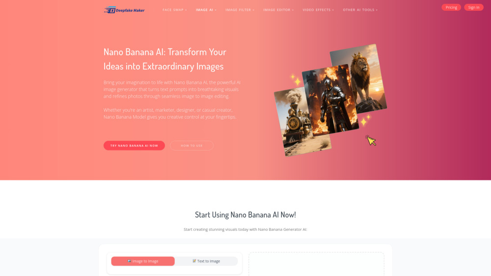 Deepfake Maker Nano Banana AI