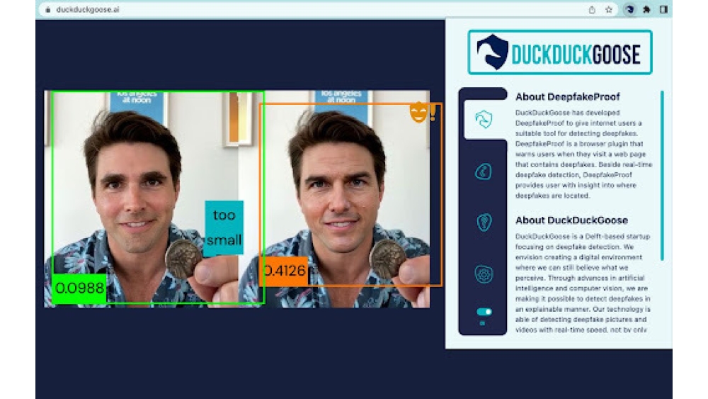 DeepfakeProof - Chrome Extension