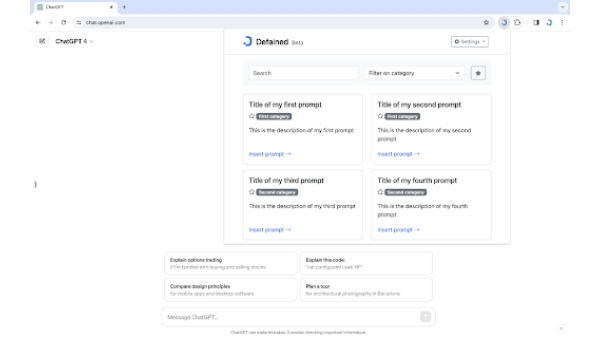 Defained - Chrome Extension