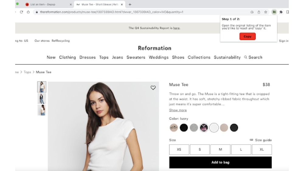 Depop Listing AI - Chrome Extension