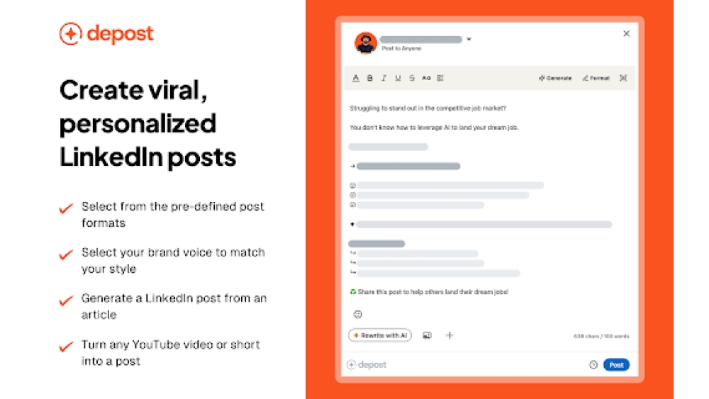 Depost AI - Chrome Extension