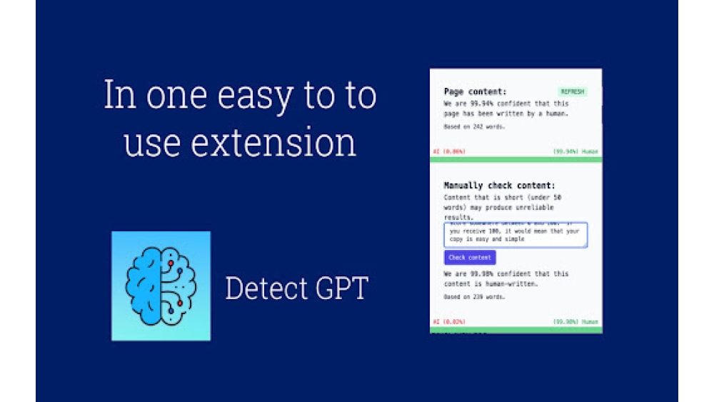 DetectGPT - Chrome Extension
