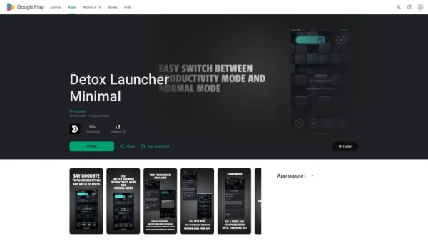 Detox Launcher Minimal