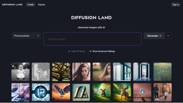 Diffusion Land