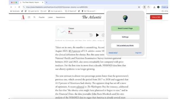 Dr. Read - Chrome Extension