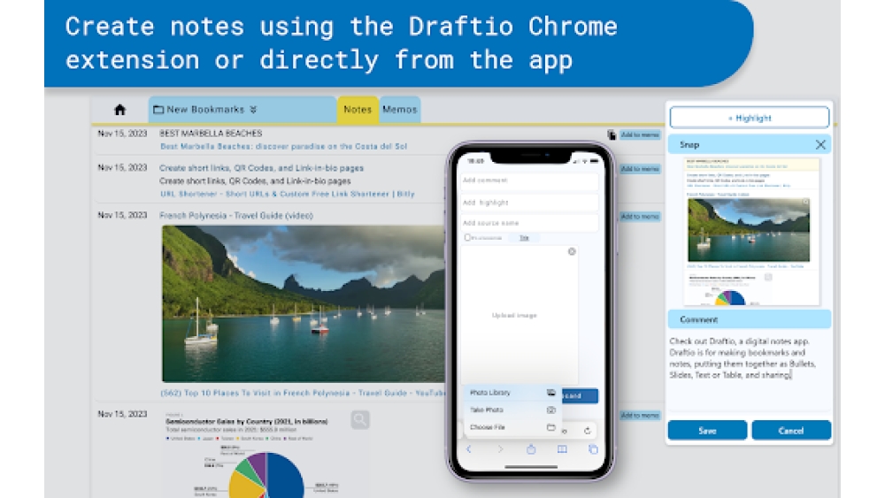 Draftio - Chrome Extension