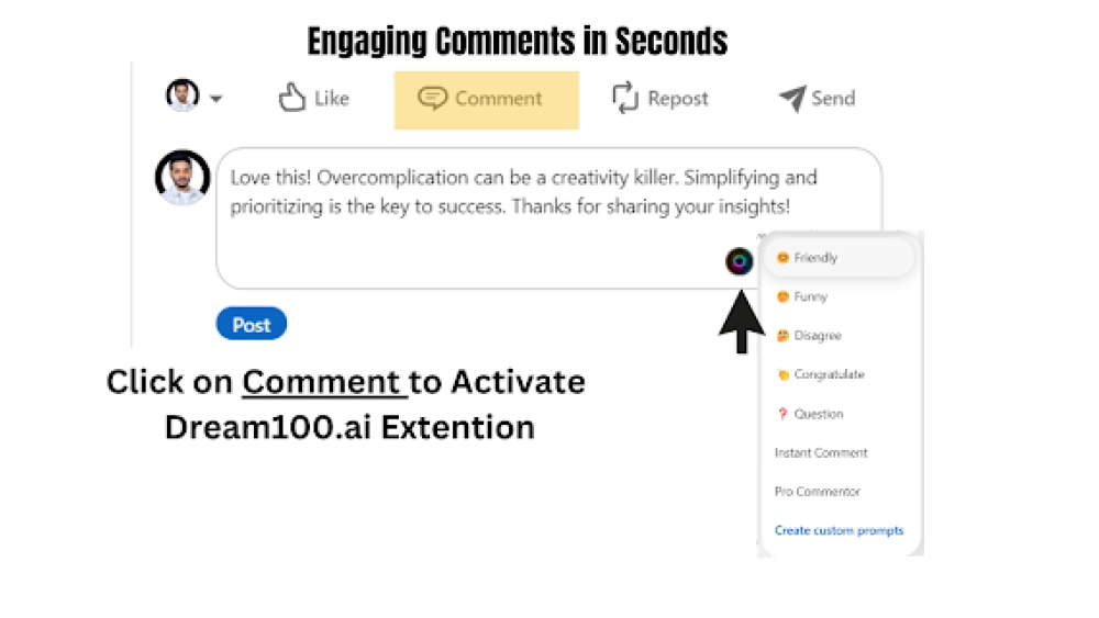 Dream100.ai - Chrome Extension