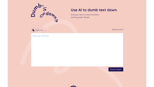 Dumb It Down - Chrome Extension