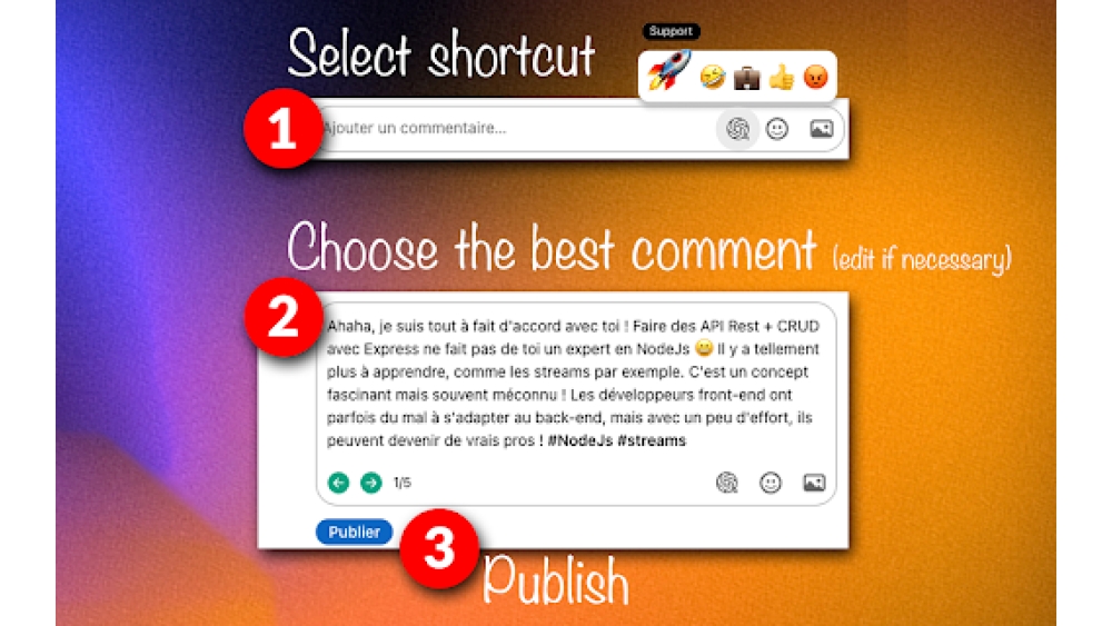 Easy Comments-GPT - Chrome Extension