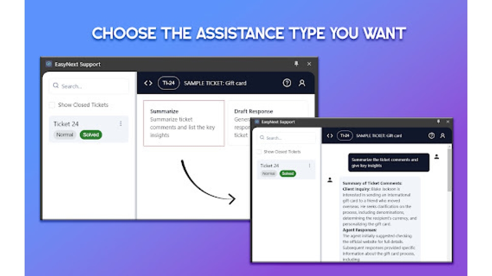 EasyNext Support - Chrome Extension