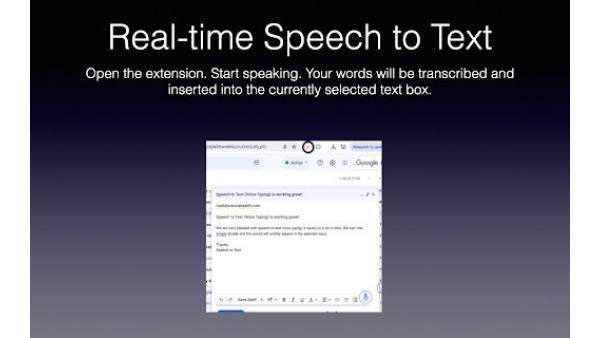 Echo - Speech-to-Text - Chrome Extension
