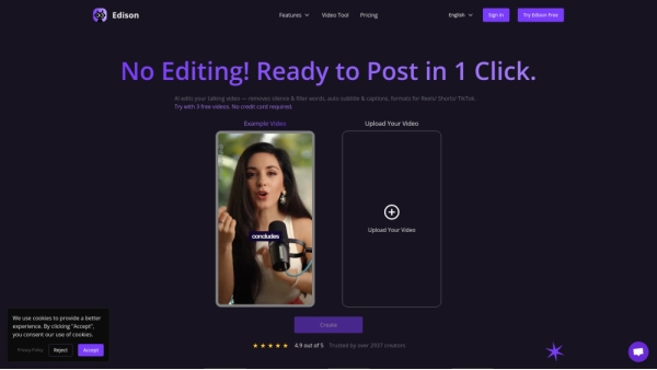 Edison: Say Goodbye to Video Editing