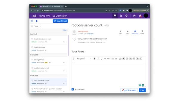 EdStem & Moodle AI Assistant - Chrome Extension
