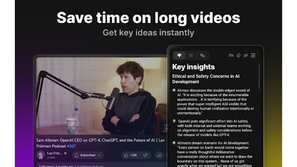 Eightify - Chrome Extension