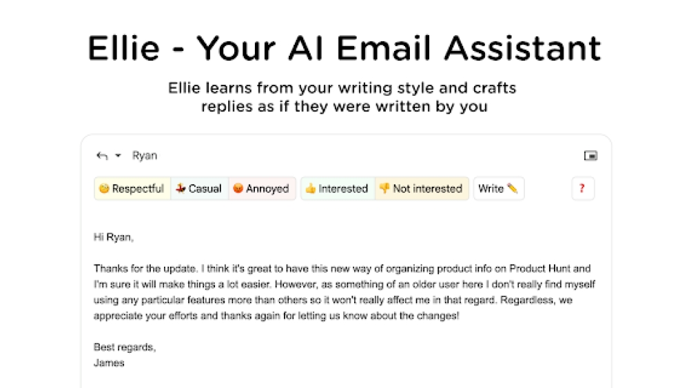 Ellie Email Assistant - Chrome Extension