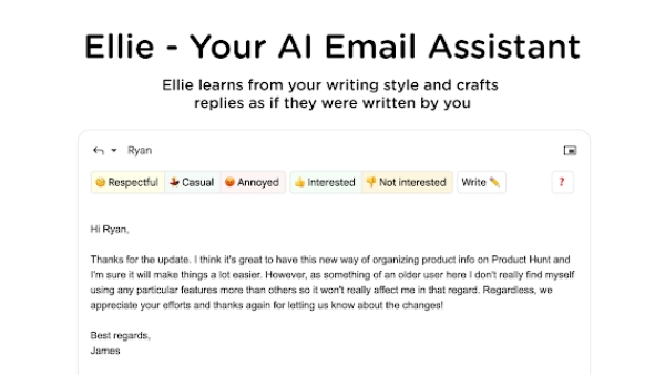 Ellie Email Assistant - Chrome Extension