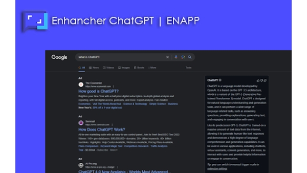 Enhancer ChatGPT For Search | ENAPP - Chrome Extension