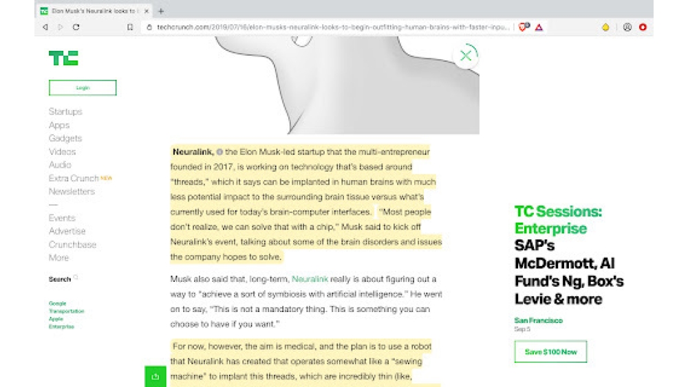 Essen - Chrome Extension
