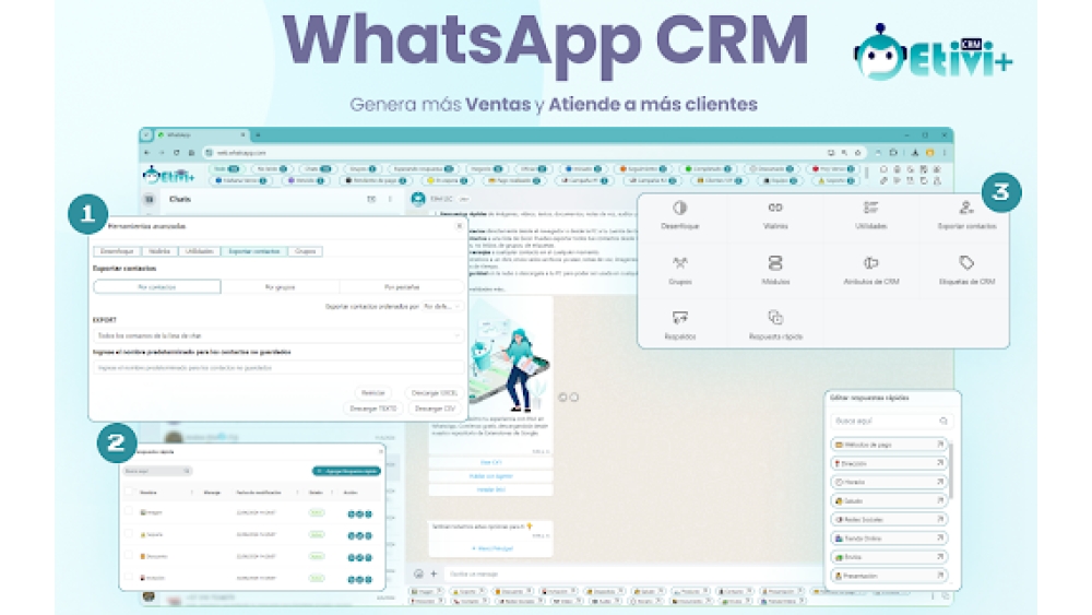Etivi+ CRM - Chrome Extension