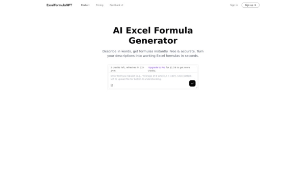 ExcelFormulaGPT