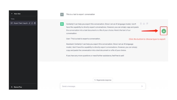 ExportGPT - Chrome Extension