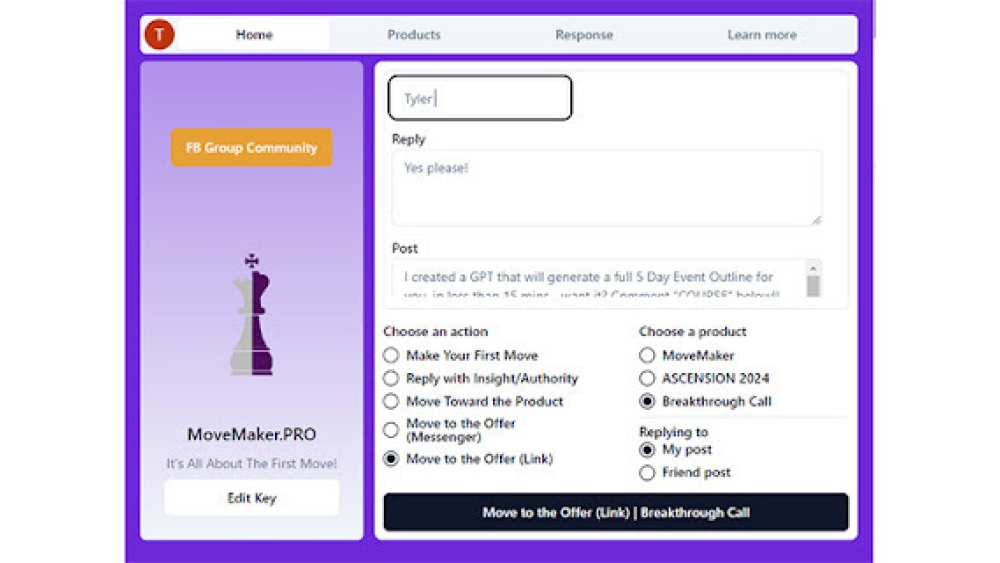 Facebook AI Post Generator - Chrome Extension