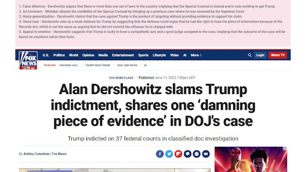 FallacyFilter - Chrome Extension