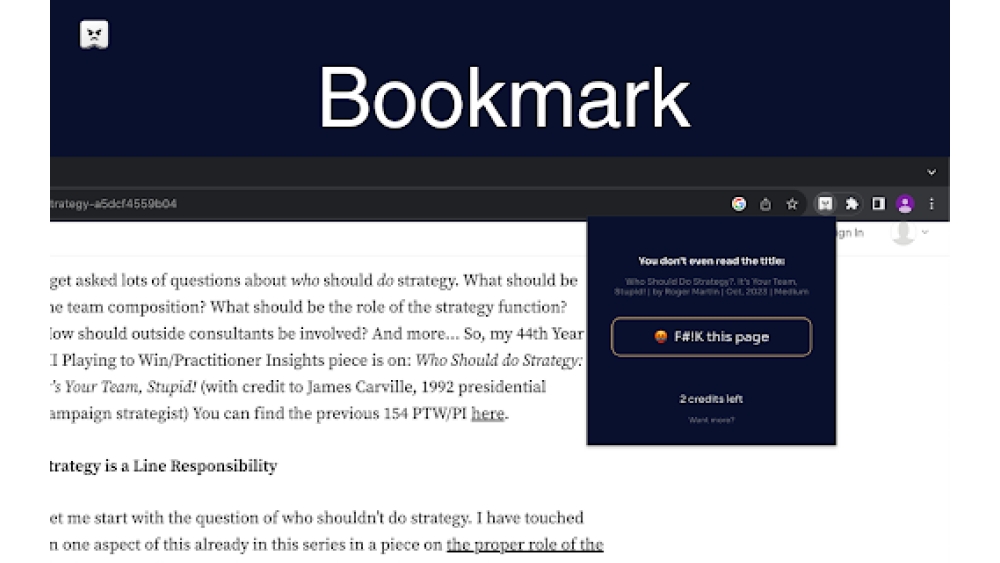 fBookmarks - Chrome Extension