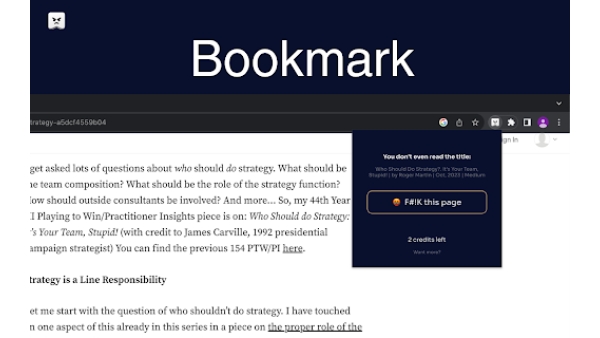 fBookmarks - Chrome Extension