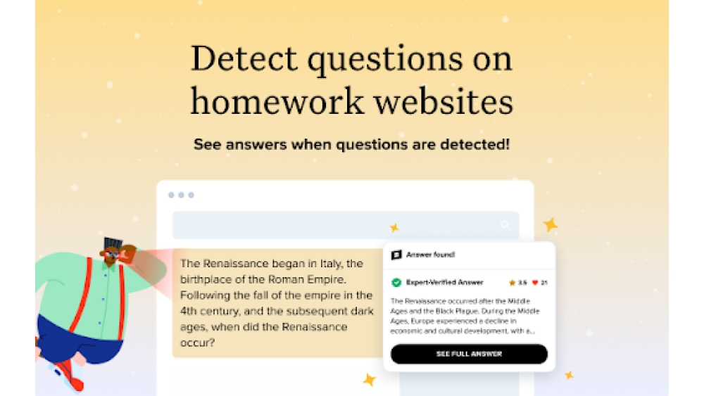 Find solutions for any school question - Chrome Extension