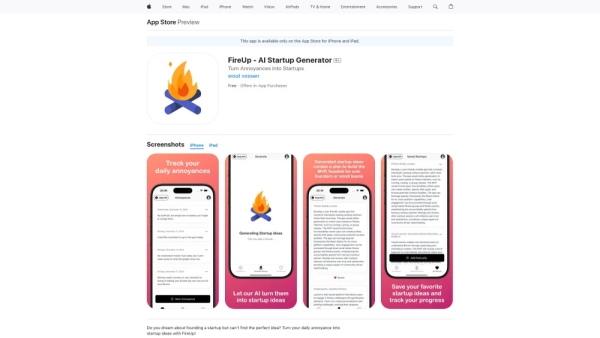 FireUp - AI Startup Generator