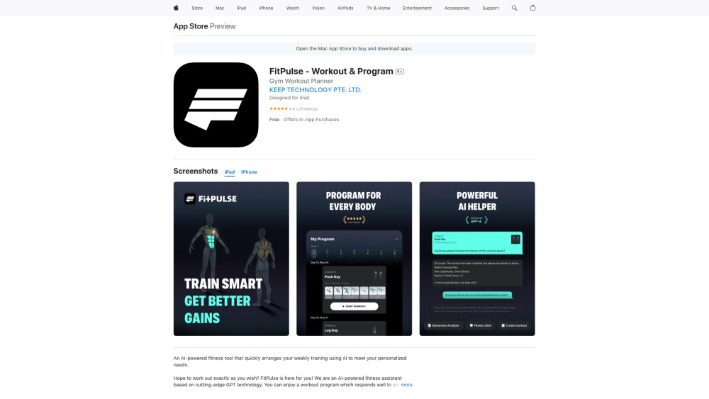 FitPulse - AI Fitness Trainer