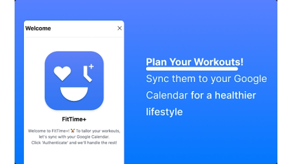 FitTime+ - Chrome Extension