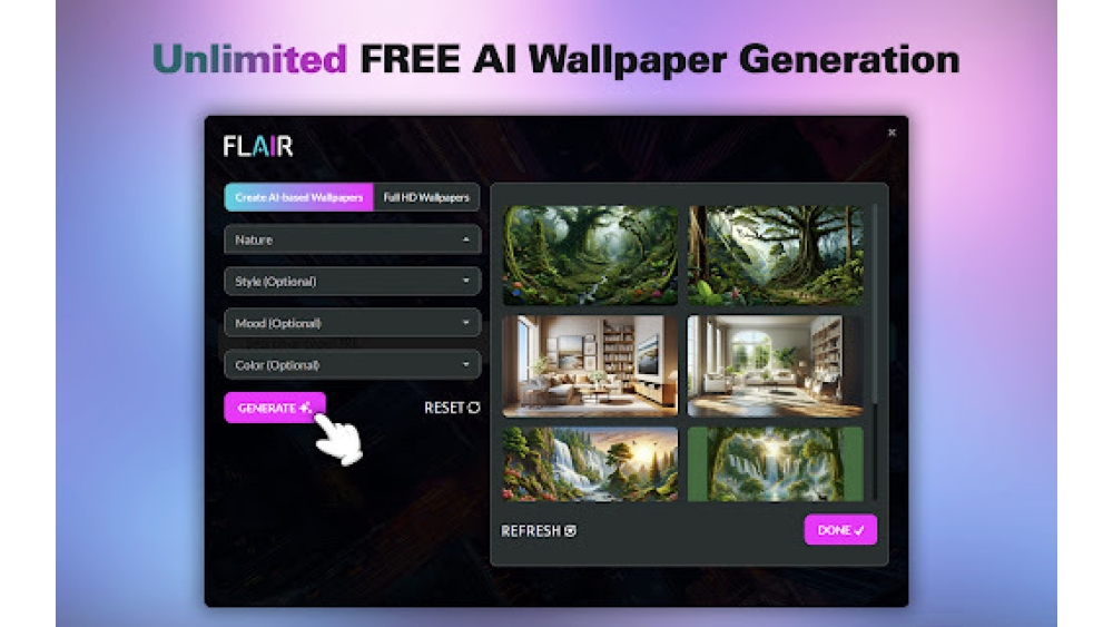 Flair Wallpapers - Chrome Extension
