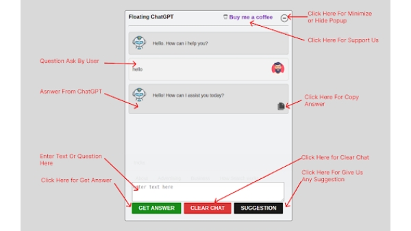Floating ChatGPT Extension - Chrome Extension