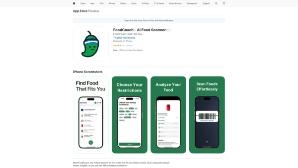 FoodCoach - AI Food Scanner