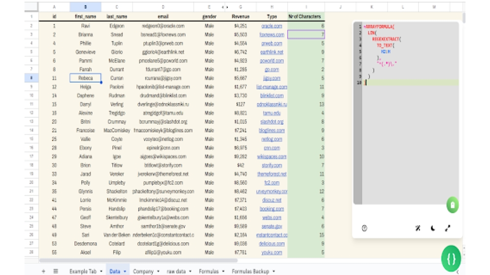 Formula Studio - Chrome Extension
