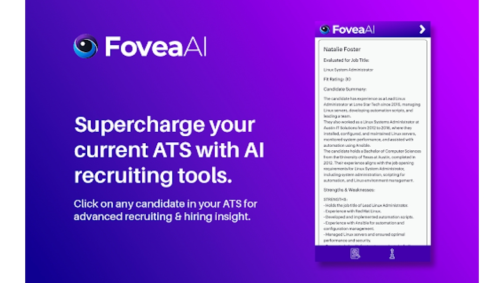 FoveaAI - Chrome Extension